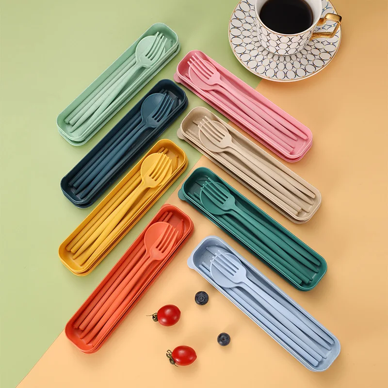 Ustensiles portables 4 pièces, - Bamboo Cutlery Travel avis et prix