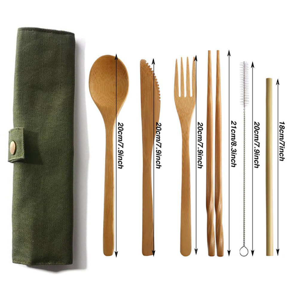 Couverts en bambou réutilisabl - Bamboo Cutlery Travel avis et prix