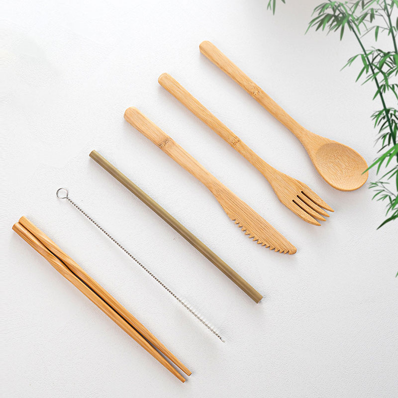 Vaisselle de voyage en bambou, - Bamboo Cutlery Travel avis et prix