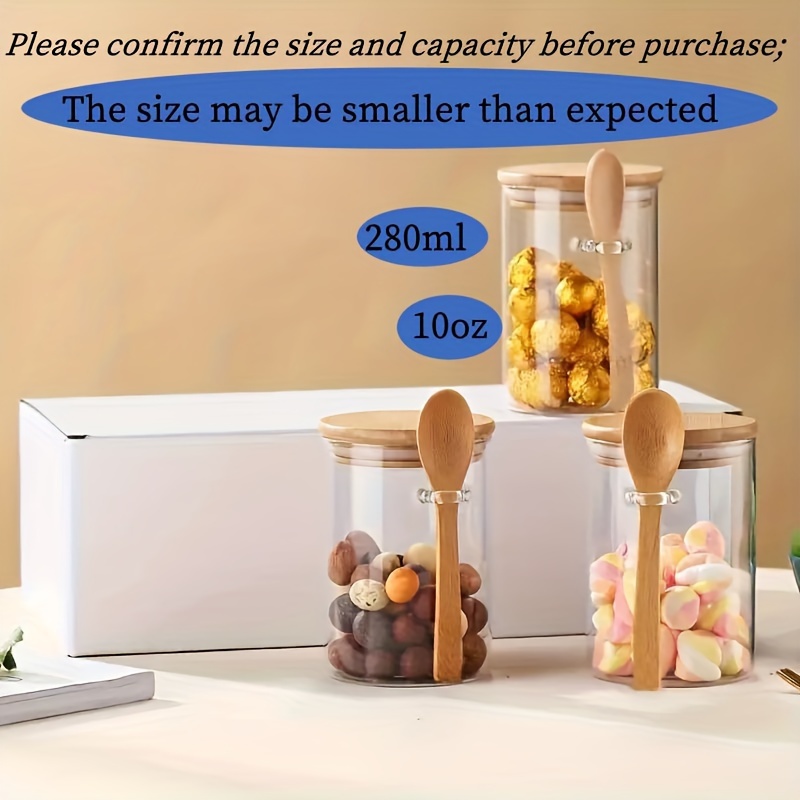 Pot à bonbons de 280 ml, pot à - Bamboo Cutlery Travel avis et prix